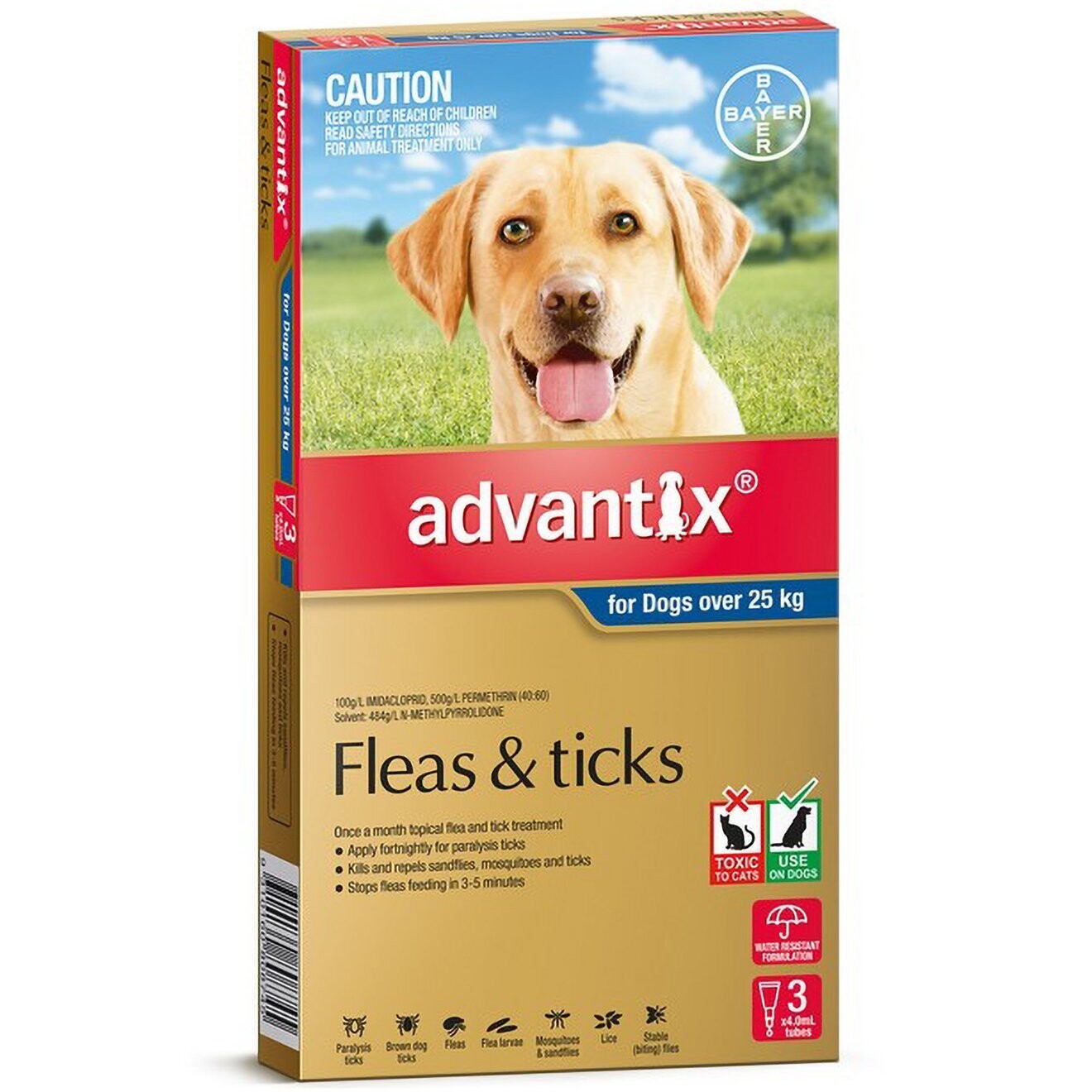Advantix for Dogs - For Dogs over 25 kg. 3 pk