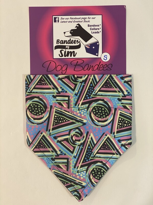 Bandana - Geometric Shapes and Swirls.