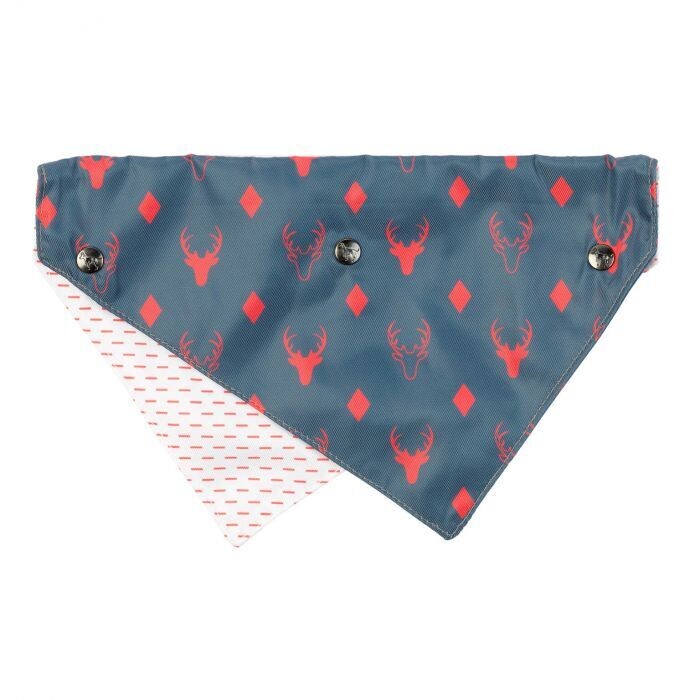 FuzzYard Reindeer Christmas Pet Bandana M/L