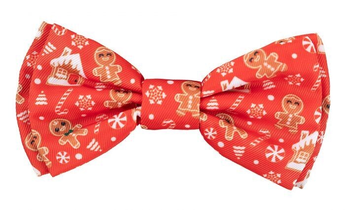 FuzzYard Bowtie Gingerbread Snowstorm LG