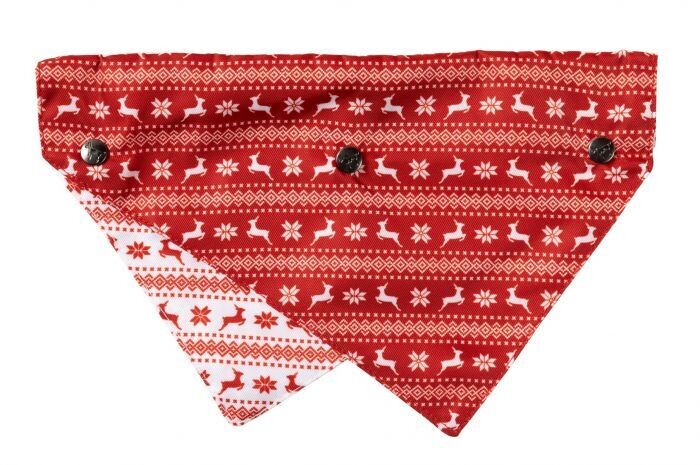 FuzzYard Christmas Reindeer Fairisle Bandana M/L