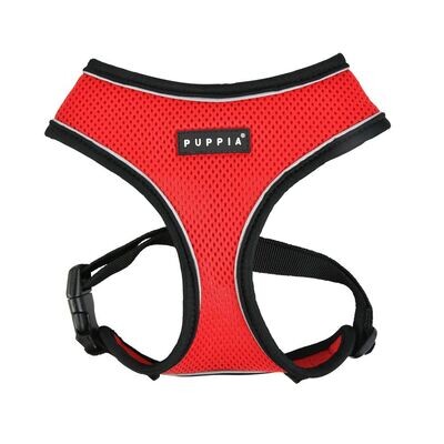 Puppia Soft HarnessA® Pro, Red, Medium