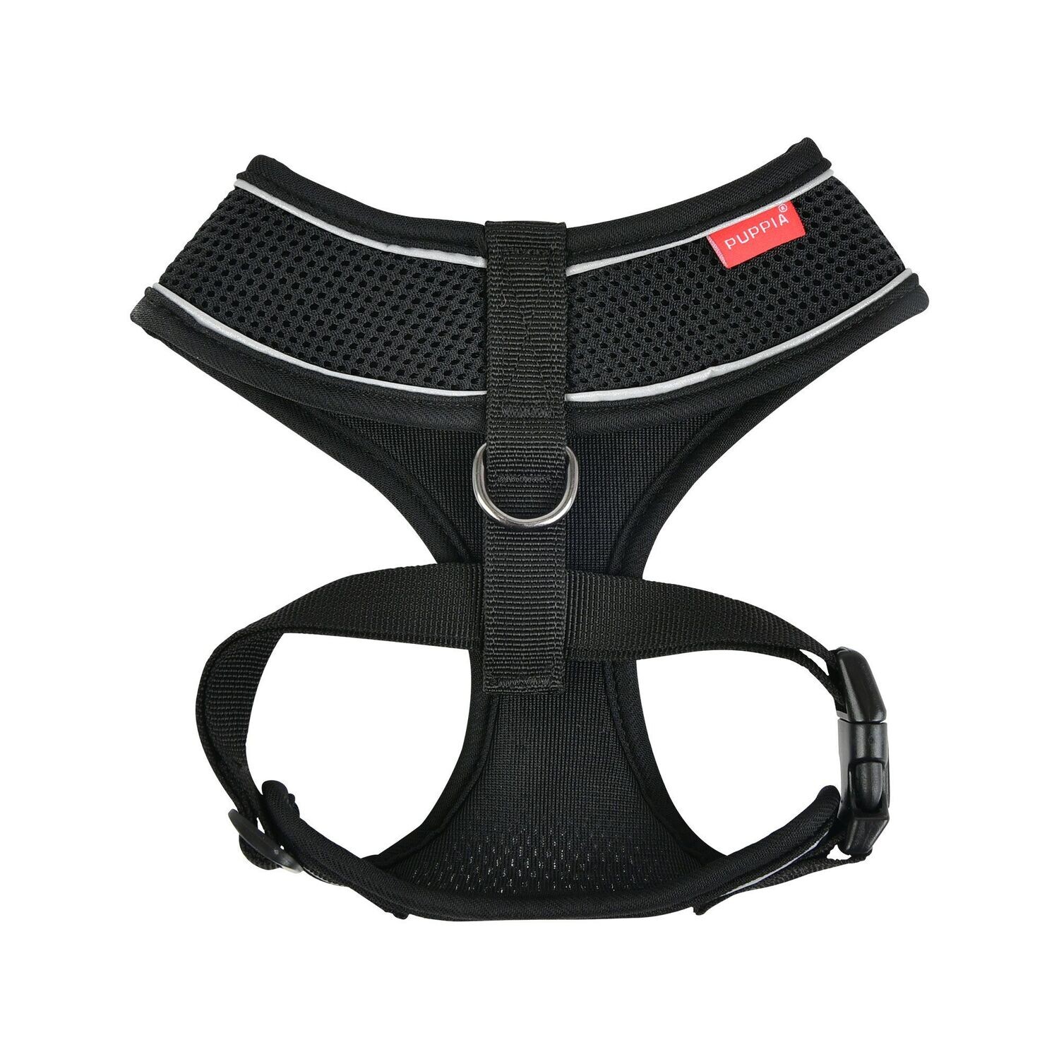 Puppia Soft HarnessC® Pro, Black. X-Large