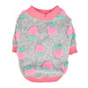 Pinkaholic Delizz (by Puppia) Round T-Shirt, Melange Grey. Large