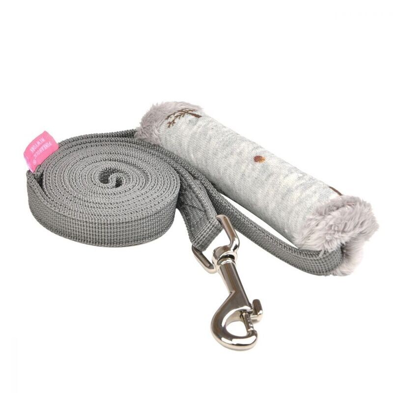 Pinkaholic Eira Leash by Puppia. Melange Grey. Medium