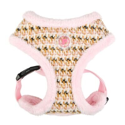 Pinkaholic Lucia Harness by Puppia, Indian Pink. Medium