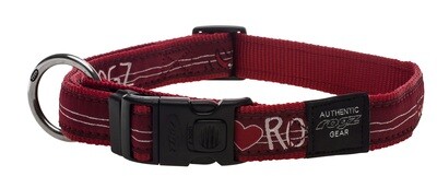 Rogz Fancy Dress Collar Red Heart -Small