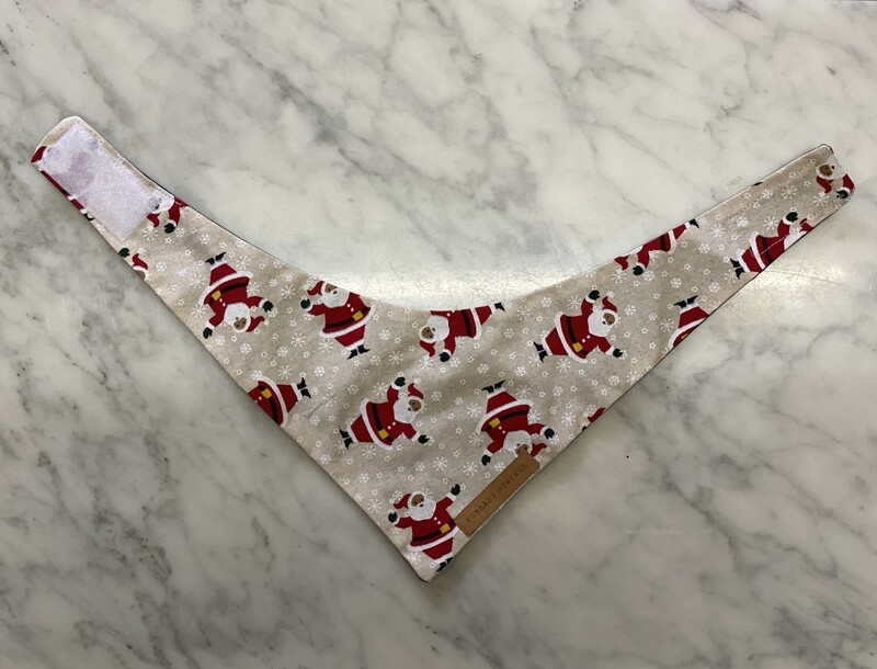 Furbaby Bowteek  Christmas Bandana - Santa and Snow