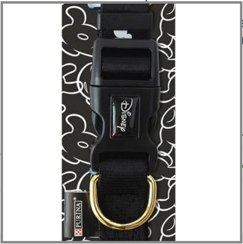 Purina Disney Mickey Mouse Dog Collar BLACK Small