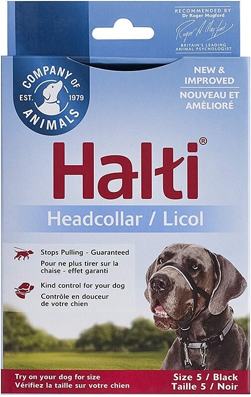 Halti Head Collar, Size 5 BLACK