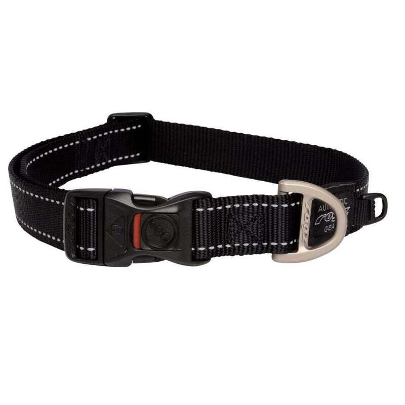 Rogz Utility Classic Collar Black SMALL