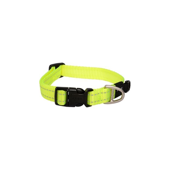 Rogz Classic Collar. Day Glo - SMALL
