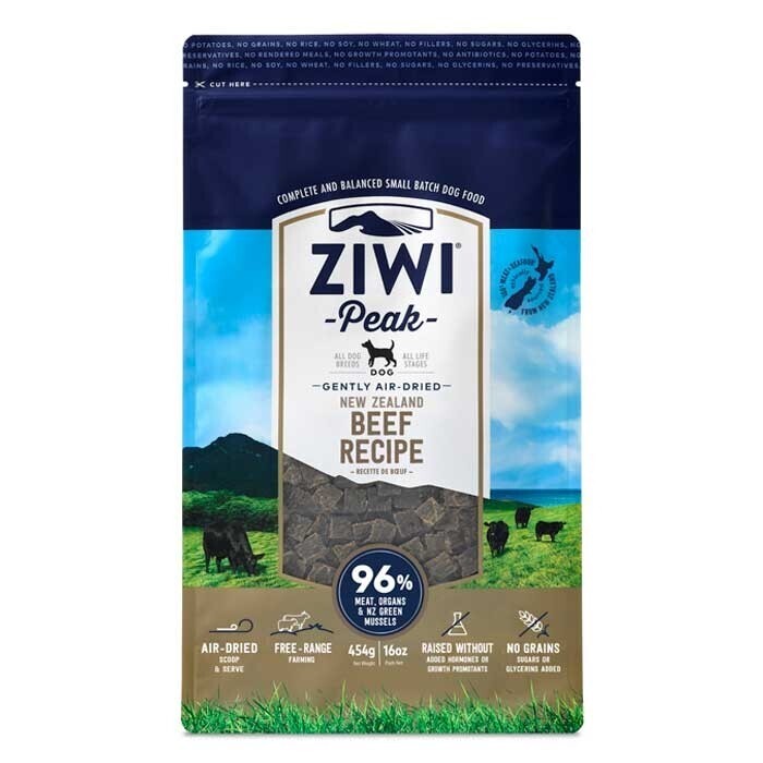 Ziwi Peak Air Dried Beef Recipe - 454gm