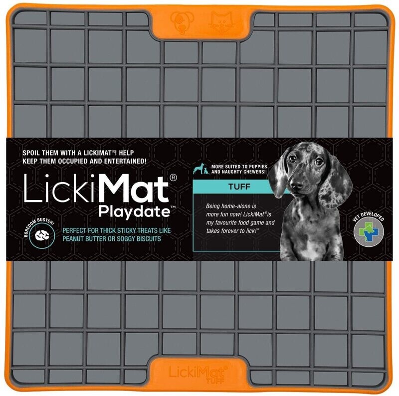 LickiMat® Tuff™ Playdate™, ORANGE
