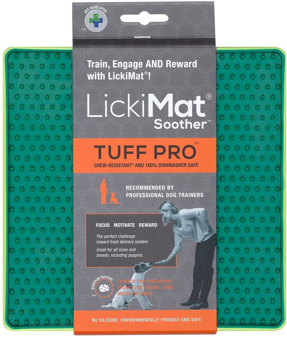 LickiMat® Soother™ Tuff Pro™, GREEN