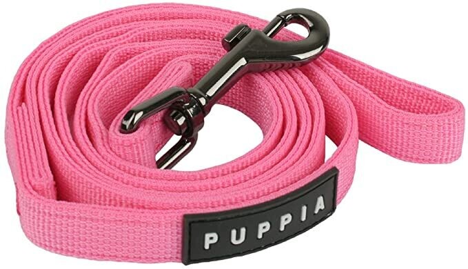 Puppia Two Toned Lead - Pink, Medium
