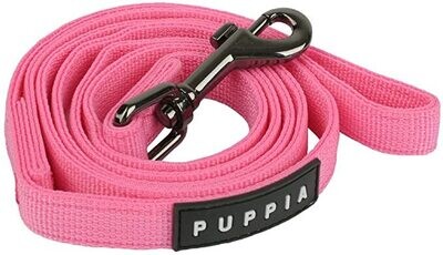 Puppia Two Toned Lead - Pink, Large
