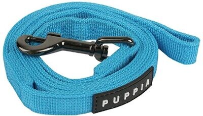 Puppia Two Toned Lead - Sky Blue, Large