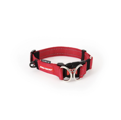 EzyDog Collar - Double Up Collar - Red SMALL