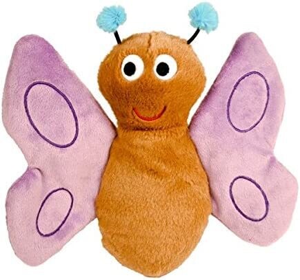 Petface Bunty Butterfly Plush Soft Puppy Dog Toy - Large