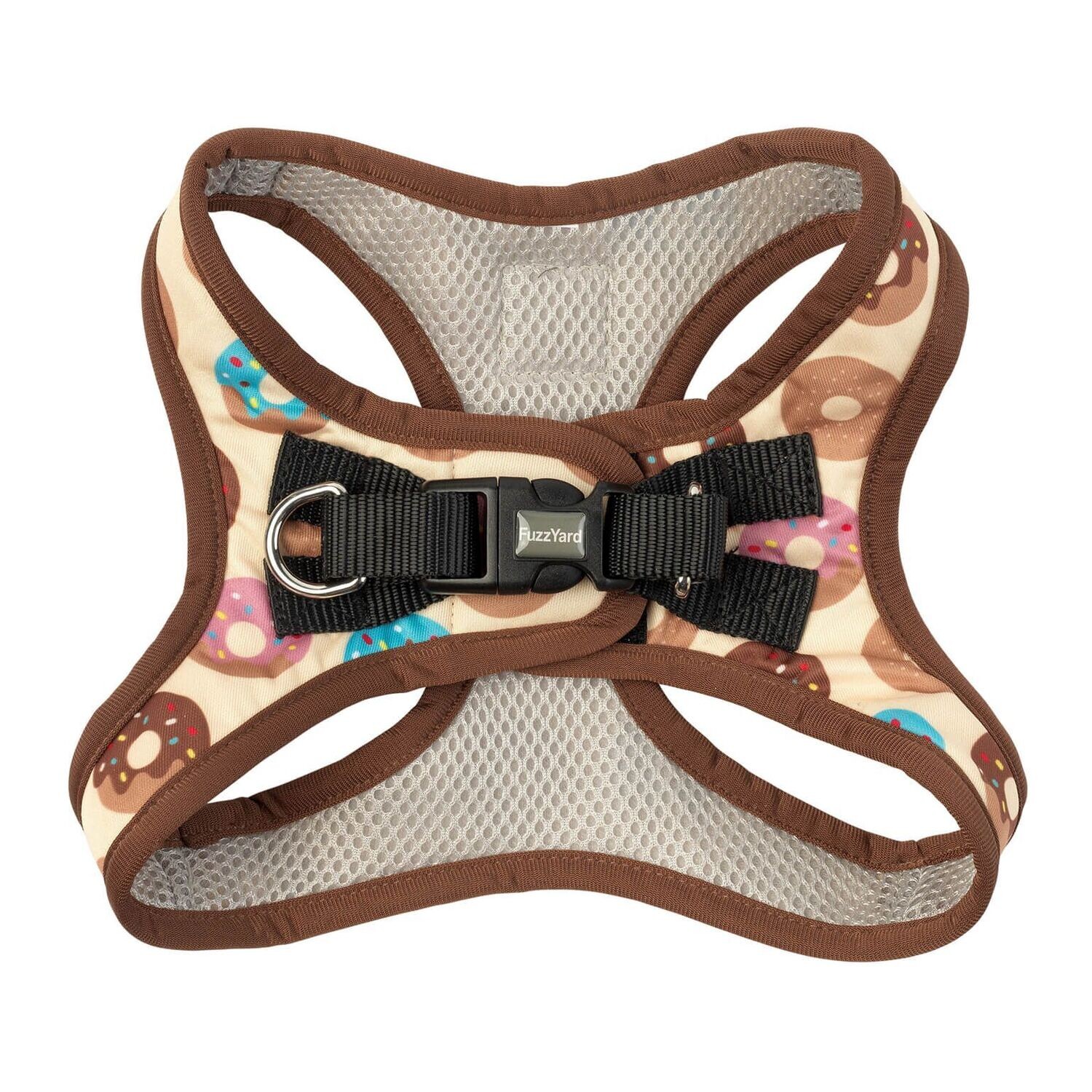 FuzzYard Step In Harness Go Nuts for Donuts Step-In Harness  X-LARGE