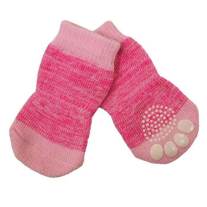ZEEZ® NON-SLIP PET SOCKS Pink Tuxedo Small 2.5x6cm
