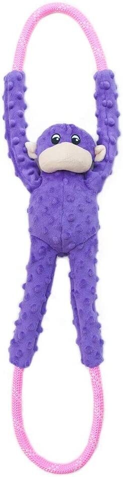 Zippy Paws Rop Tugz - Purple Monkey