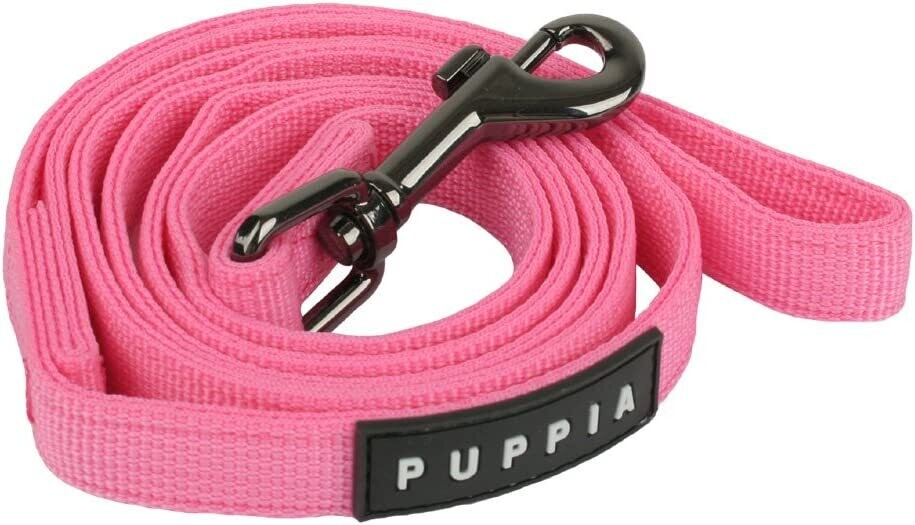 Puppia Two Toned Lead - Pink, SMALL