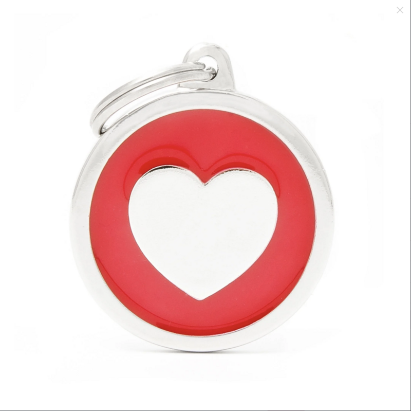 My Family Classic Red Circle with Heart