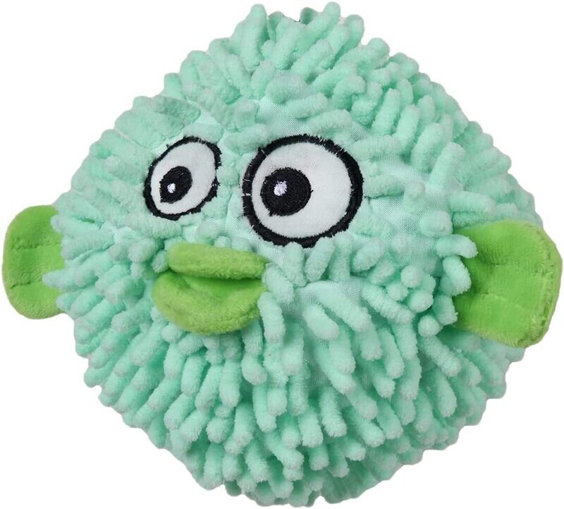 TenderTuff Ball - Green Puffer Fish.
