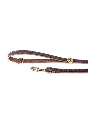 MyFamily Bilbao Dog Leash in Fine Crafted Brown Leatherette