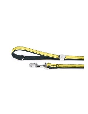 MyFamily Firenze Dog Leash in Genuine Italian Yellow /Lime Leather