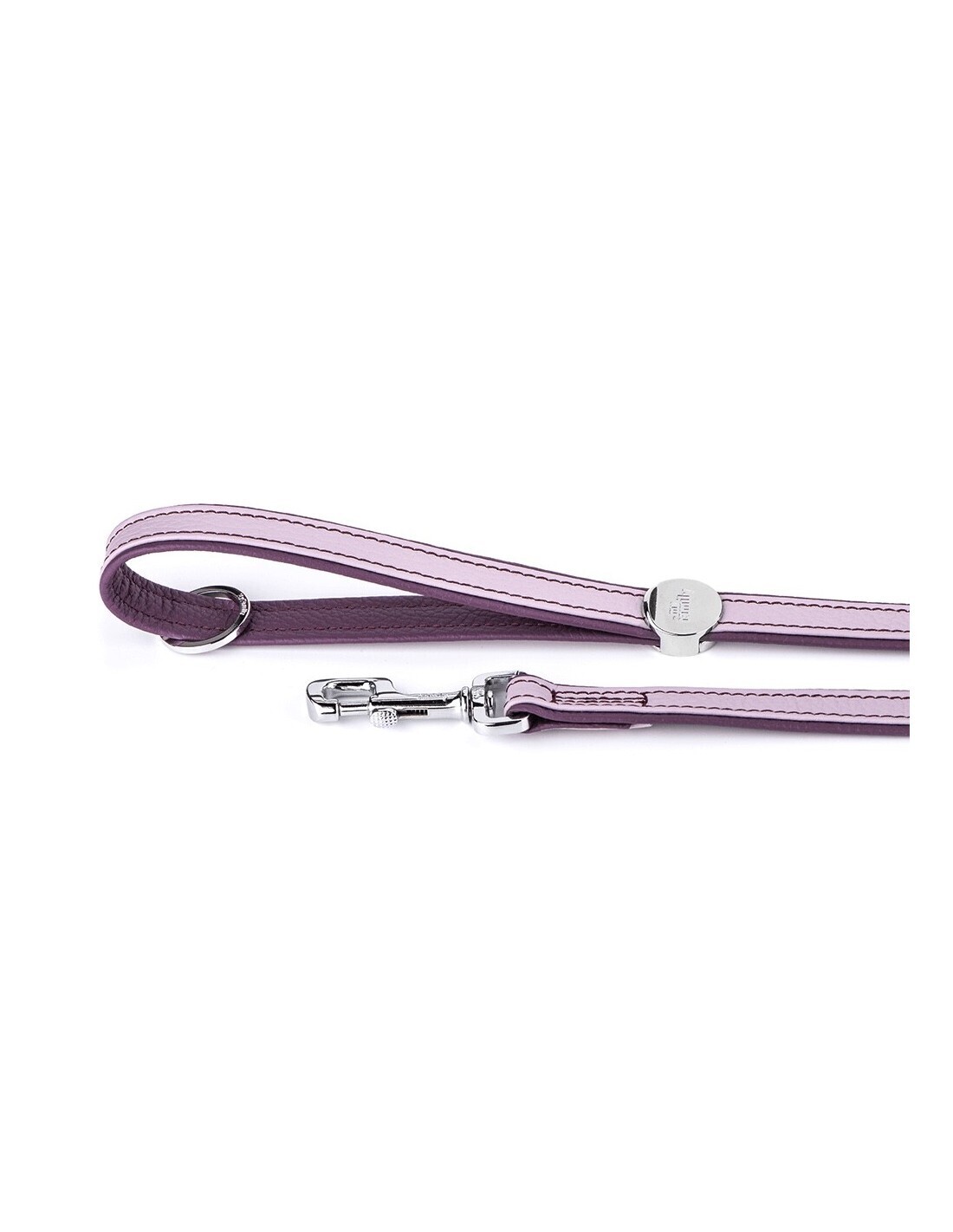 MyFamily Firenze Dog Leash in Genuine Italian Pink Leather