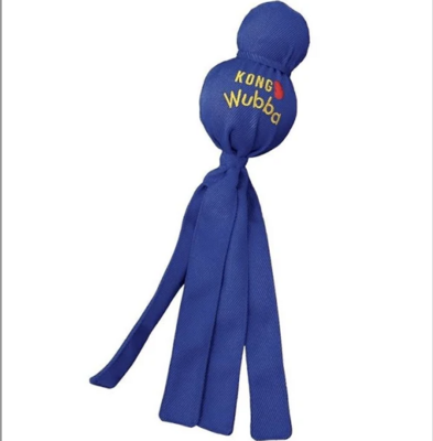 KONG Wubba Dog Toy _small:  BLUE