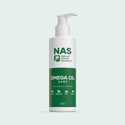 Natural Animal Solutions Omega Oil for Dogs and Cats. 200ml