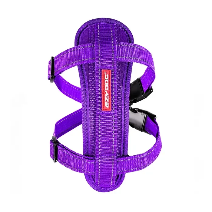 EzyDog Harness - Chest Plate Harness, Purple. MEDIUM