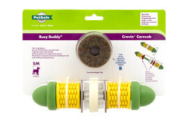 PetSafe® Busy Buddy® Cravin’ Corncob Treat Ring Dog Toy, Small/Medium