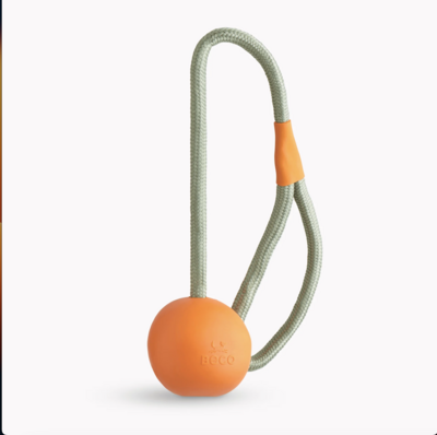 Beco Natural Rubber Slinger Ball ORANGE
