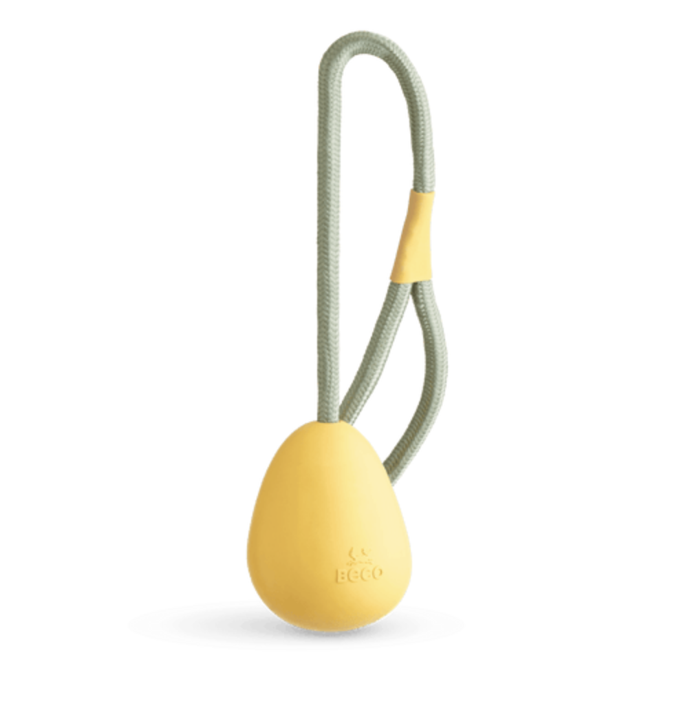 Beco Natural Rubber Slinger Pebble YELLOW
