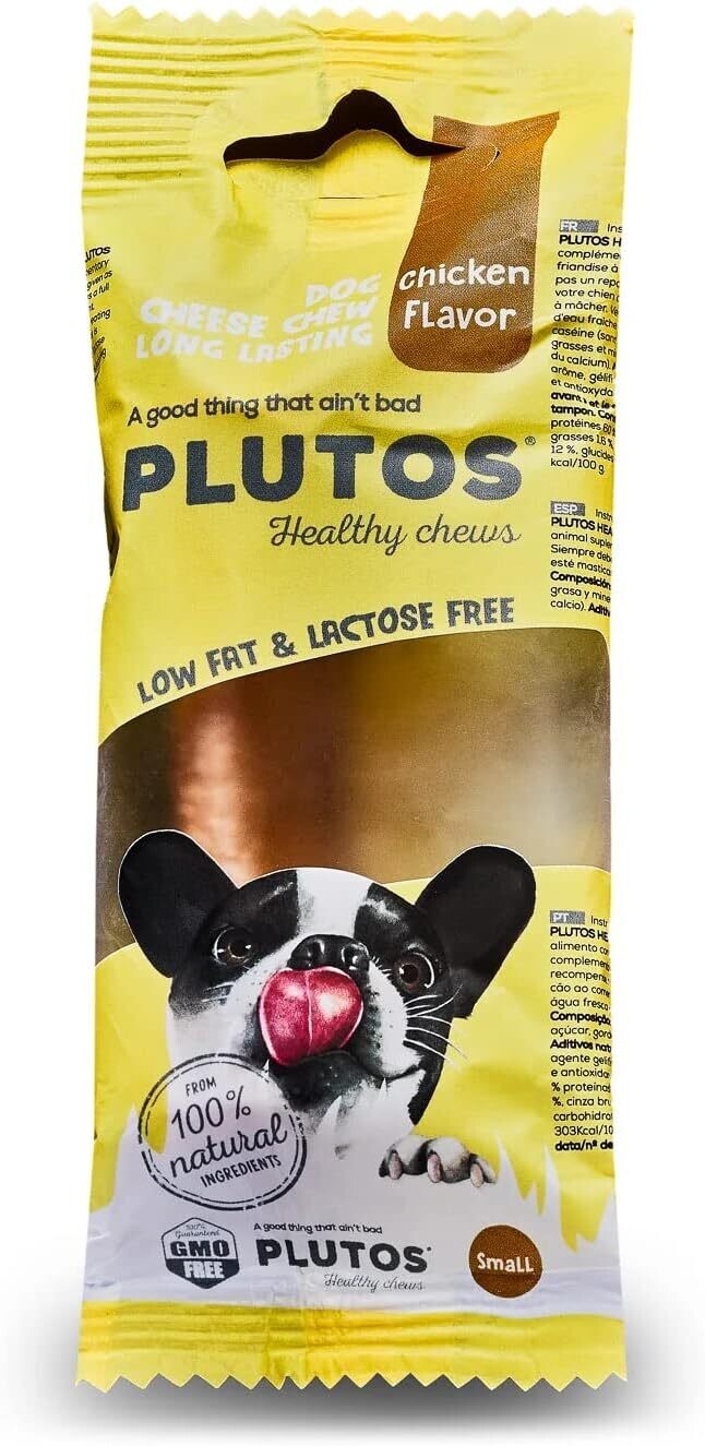 Plutos Cheese And Chicken Dog Treats. Small