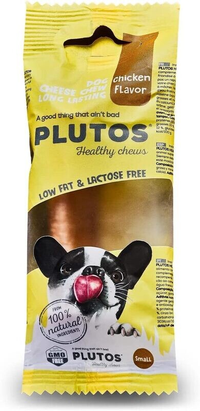 Plutos Cheese And Chicken Dog Treats. Small