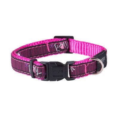 Rogz Fancy Dress Dog Collar - Pink Love MED
