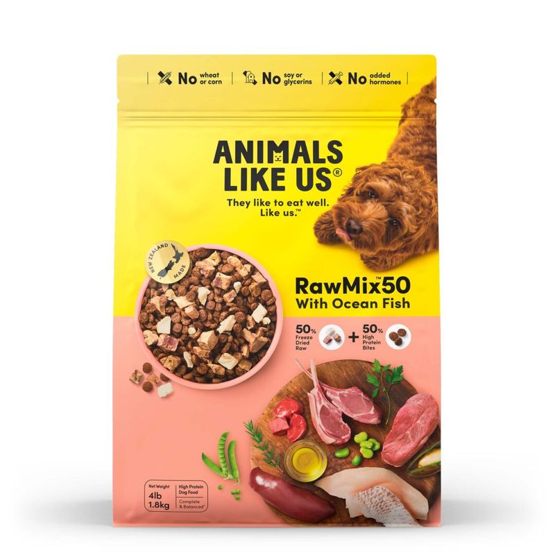 ANIMALS LIKE US RawMix50 Ocean Fish Dog Food 340gm