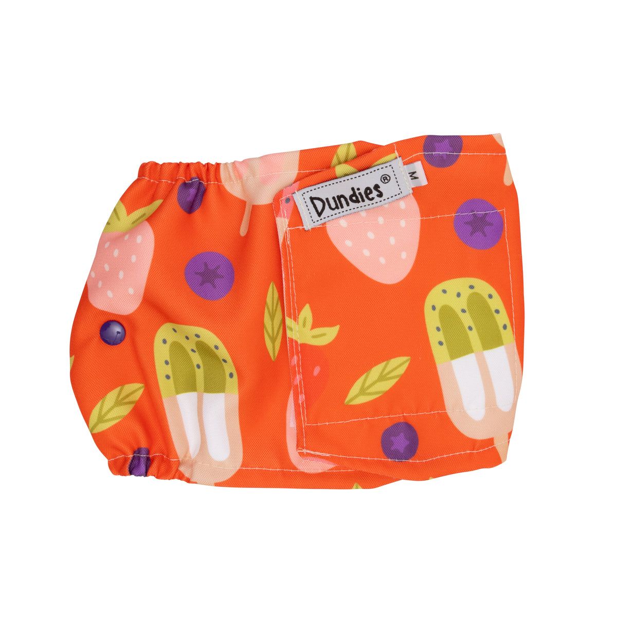 Dundies Belly Band Fruity Treats MED