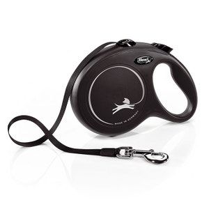 Flexi™ Classic TAPE Retractable Leash BLACK SM