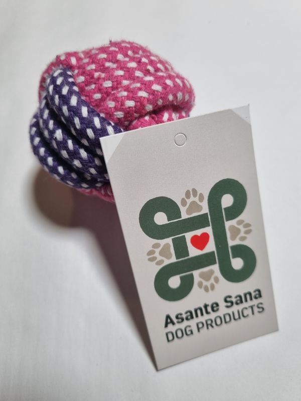 Asante Sana TOYS -  Single Ball in Pink &amp; Purple SM