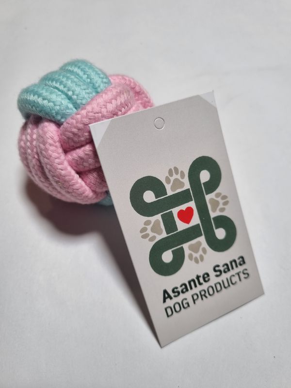 Asante Sana TOYS -  Single Ball in Pink &amp; Blue SM