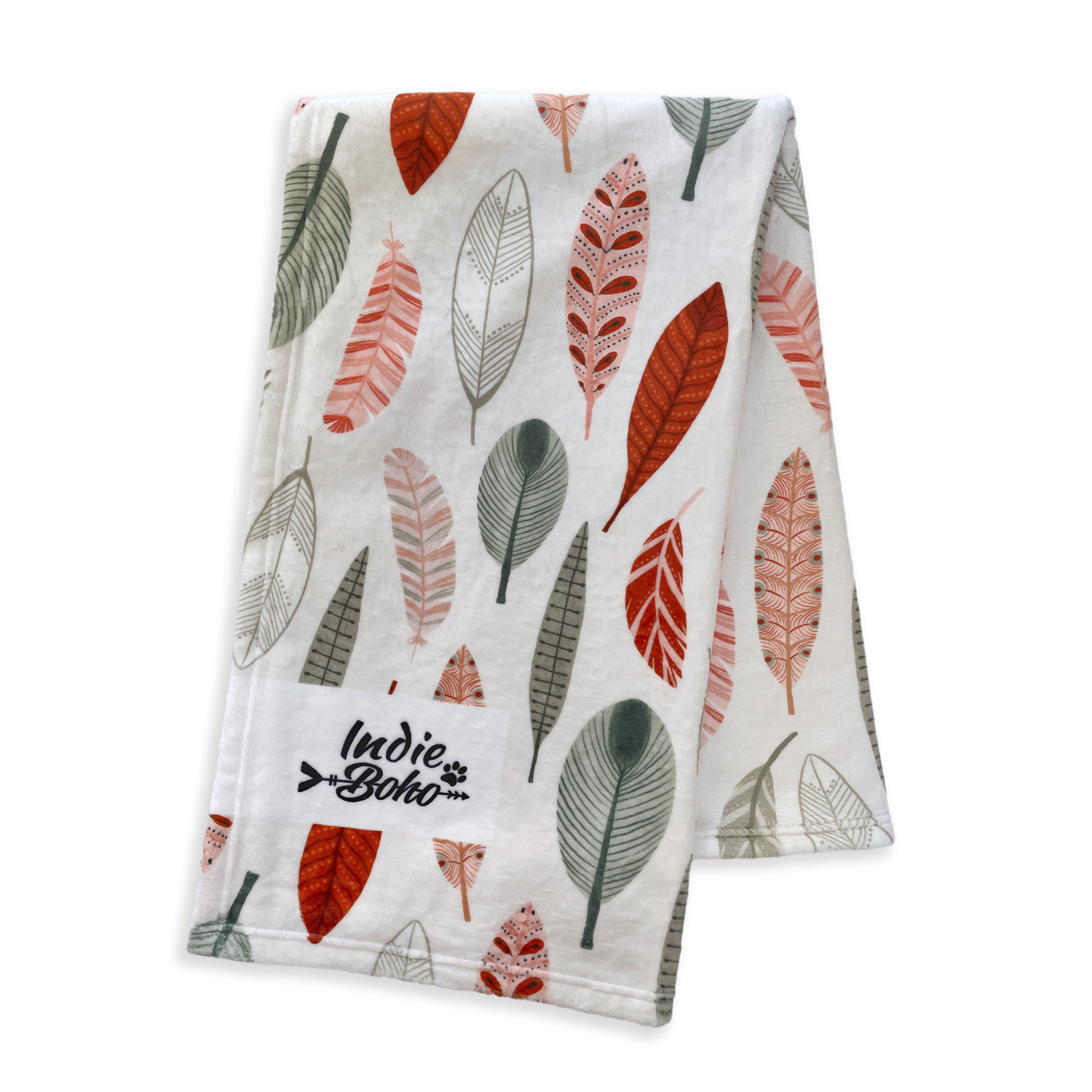 Indie Boho Designer Pet Blanket - Sunset Cockatoo FEATHER