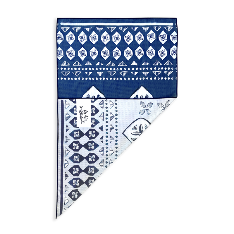 Indie Boho Designer Travel & Bath Towel - Noosa Nights Indie Boho Designer Travel & Bath Towel - Noosa Nights