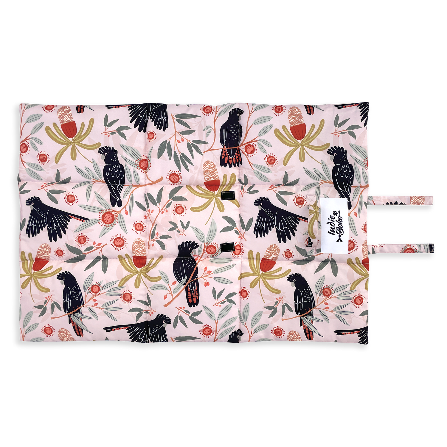 Indie Boho Designer Travel Mats - Sunset Cockatoo